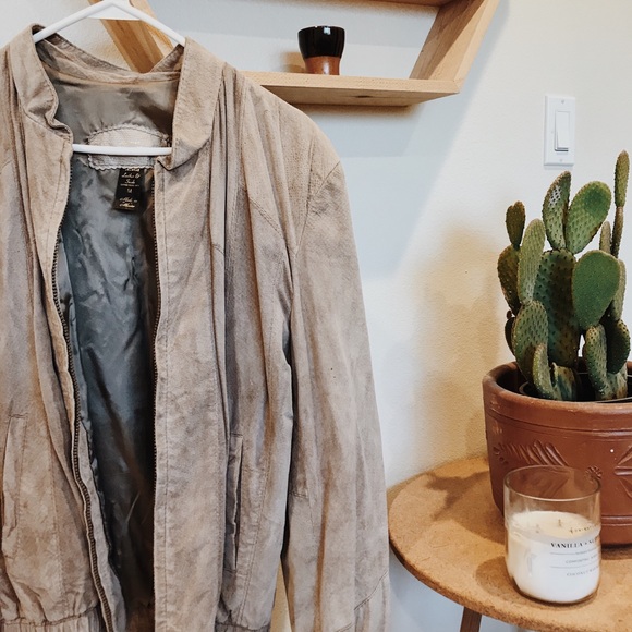 Suede leather 90’s jacket - Picture 3 of 3